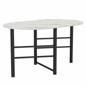 Октава 42.41 Стол раскладной (Олмеко) Мрамор белый